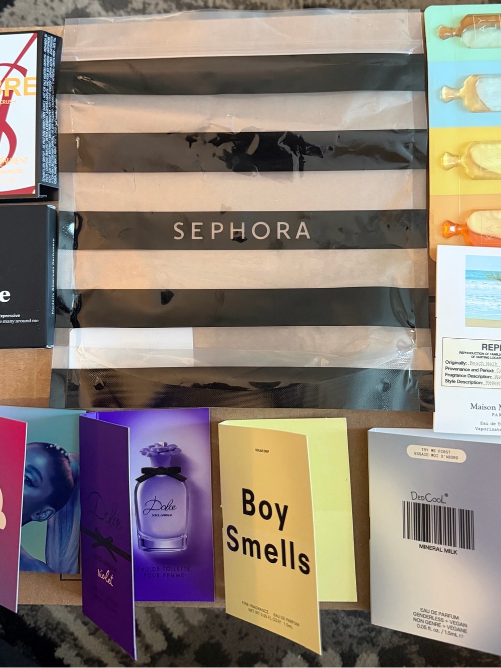 8 Sephora Kay Ali Ariana Grande YSL libre Dolce Gabbana and more Samples